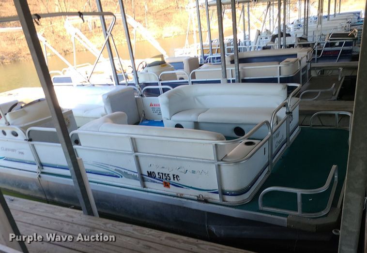 image for item MQ9647 2003 Playcraft  Clipper 2400 pontoon boat