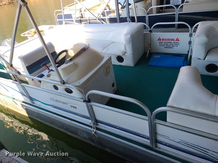 image for item MQ9647 2003 Playcraft  Clipper 2400 pontoon boat