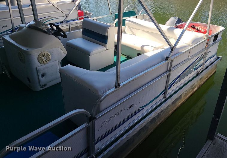 image for item MQ9647 2003 Playcraft  Clipper 2400 pontoon boat