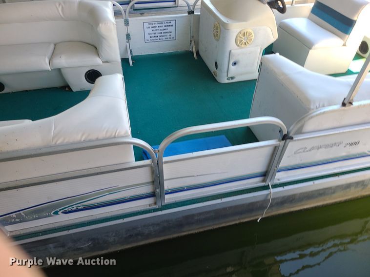 image for item MQ9647 2003 Playcraft  Clipper 2400 pontoon boat