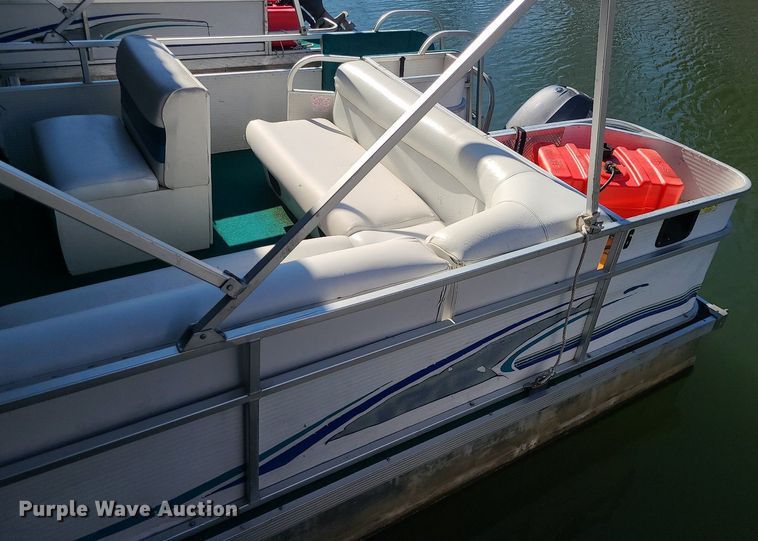 image for item MQ9647 2003 Playcraft  Clipper 2400 pontoon boat