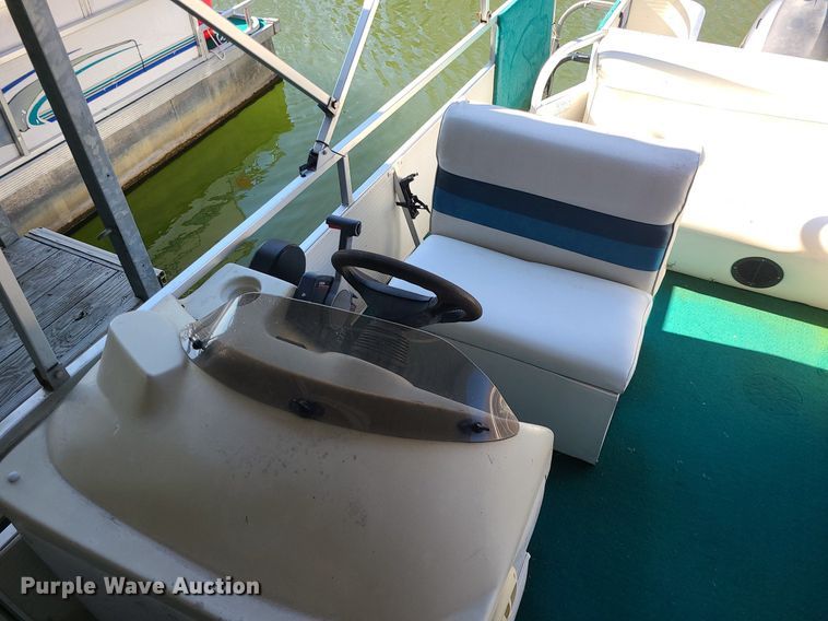 image for item MQ9647 2003 Playcraft  Clipper 2400 pontoon boat