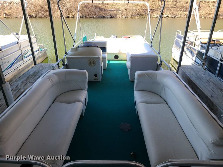 image for item MQ9647 2003 Playcraft  Clipper 2400 pontoon boat