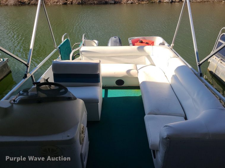 image for item MQ9647 2003 Playcraft  Clipper 2400 pontoon boat