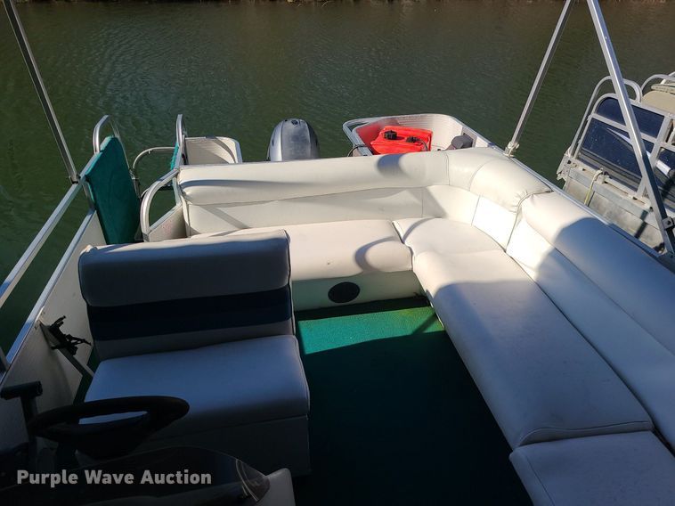 image for item MQ9647 2003 Playcraft  Clipper 2400 pontoon boat