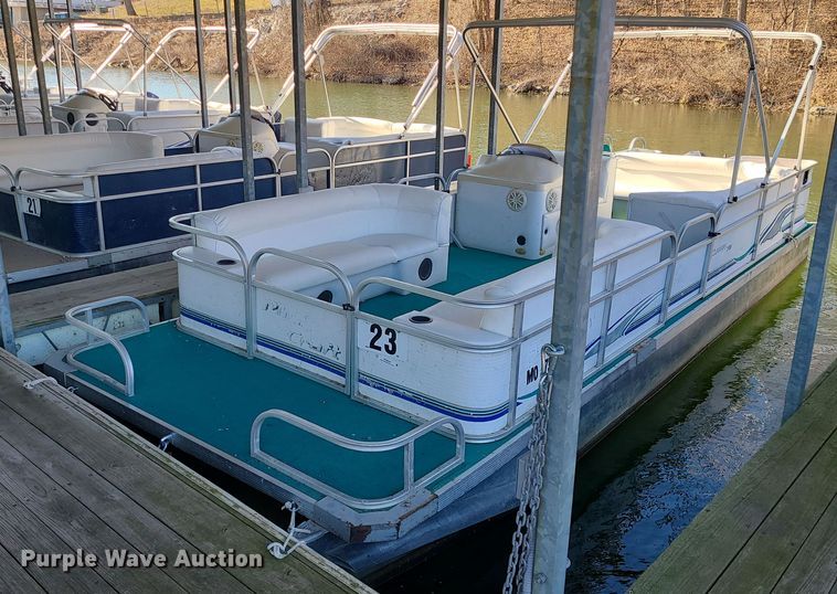 image for item MQ9648 2003 Playcraft Clipper 2400 pontoon boat