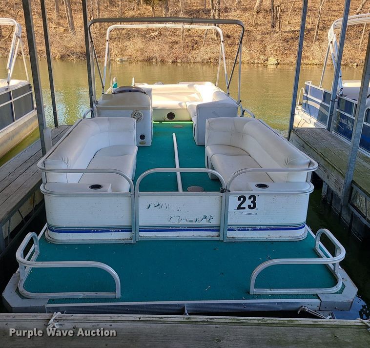 image for item MQ9648 2003 Playcraft Clipper 2400 pontoon boat