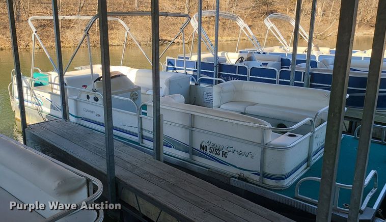 image for item MQ9648 2003 Playcraft Clipper 2400 pontoon boat