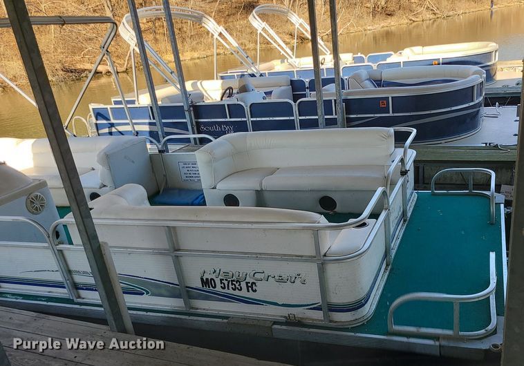 image for item MQ9648 2003 Playcraft Clipper 2400 pontoon boat