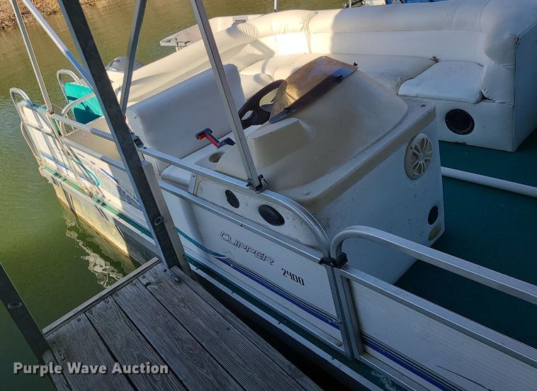 image for item MQ9648 2003 Playcraft Clipper 2400 pontoon boat