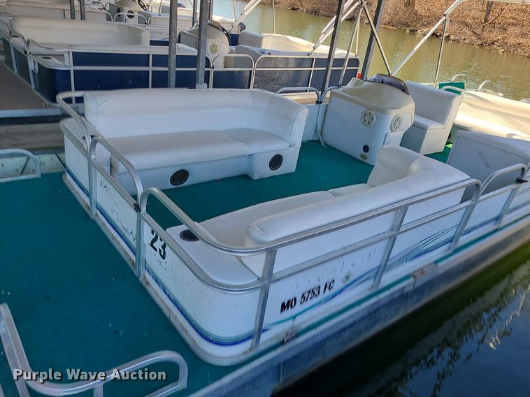 image for item MQ9648 2003 Playcraft Clipper 2400 pontoon boat