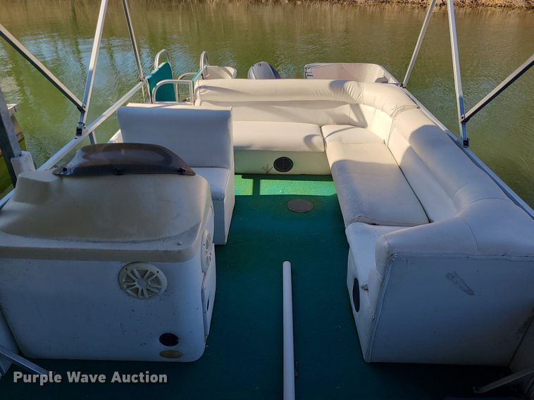 image for item MQ9648 2003 Playcraft Clipper 2400 pontoon boat