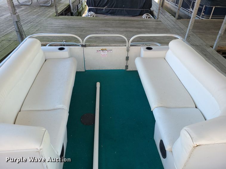 image for item MQ9648 2003 Playcraft Clipper 2400 pontoon boat