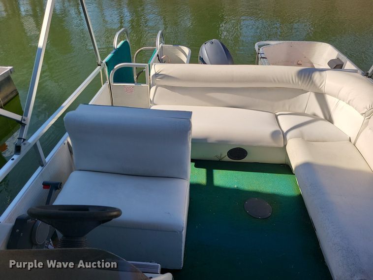 image for item MQ9648 2003 Playcraft Clipper 2400 pontoon boat