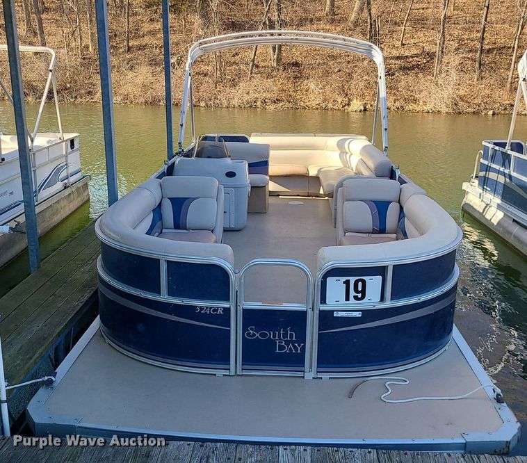 image for item MQ9649 2011 South Bay 524CR pontoon boat