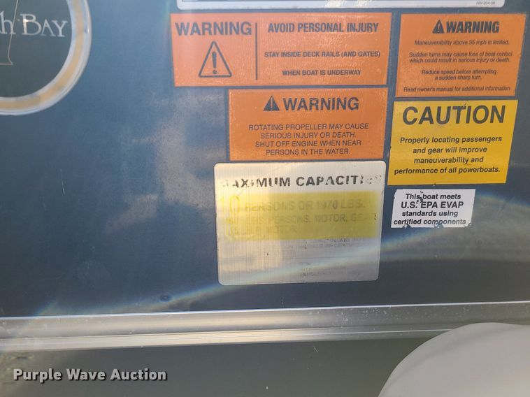 image for item MQ9650 2011 South Bay LSR pontoon boat