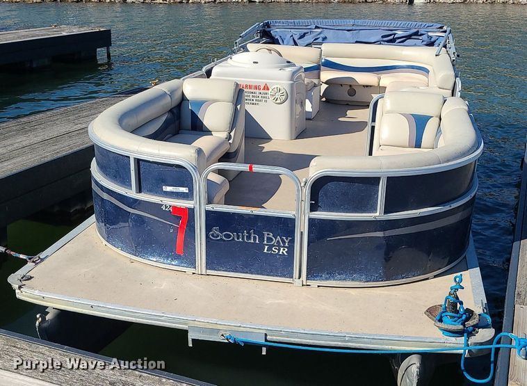 image for item MQ9655 2011 South Bay 424CR pontoon boat