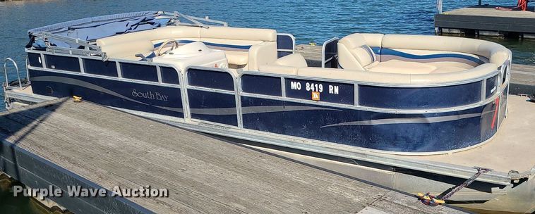 image for item MQ9655 2011 South Bay 424CR pontoon boat