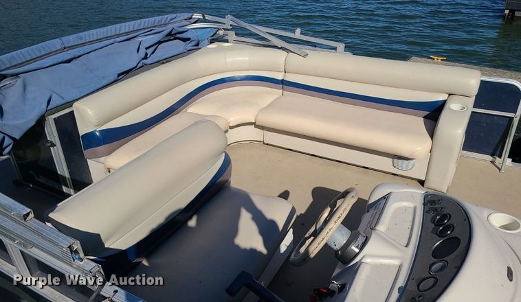 image for item MQ9655 2011 South Bay 424CR pontoon boat