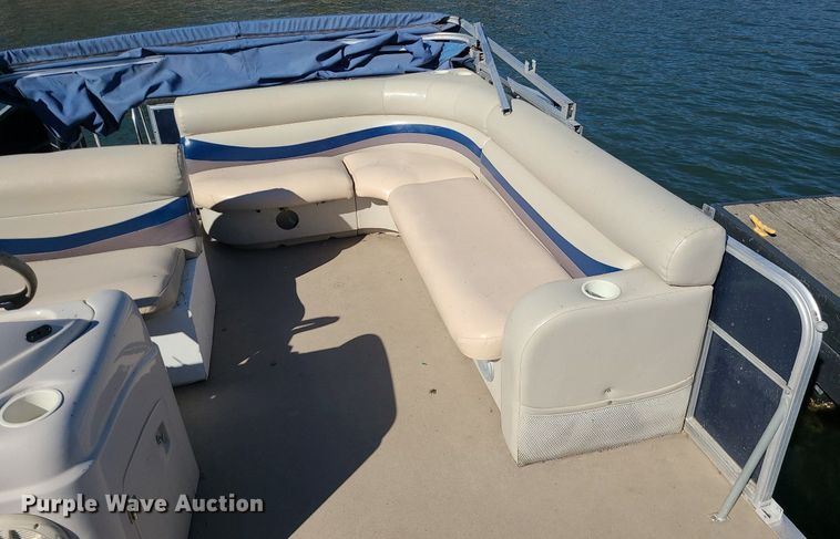image for item MQ9655 2011 South Bay 424CR pontoon boat