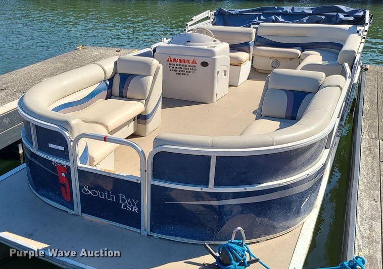 image for item MQ9656 2011 South Bay 424CR pontoon boat