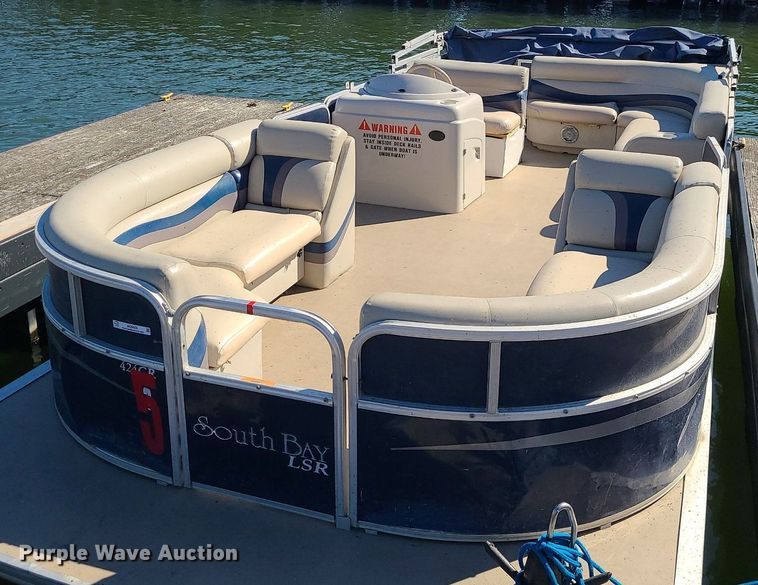 image for item MQ9656 2011 South Bay 424CR pontoon boat