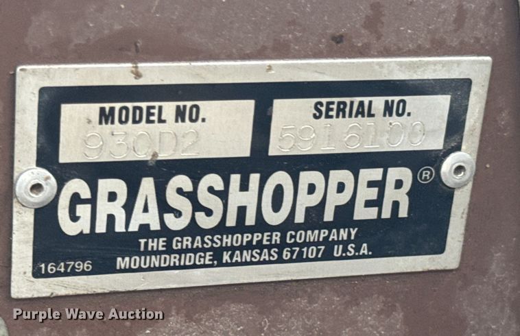 image for item ND9028 Grasshopper 930D ZTR lawn mower