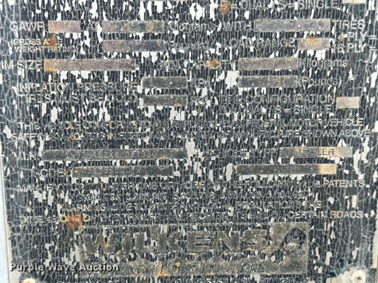 image for item ND9191 2006 Wilkins walking floor trailer