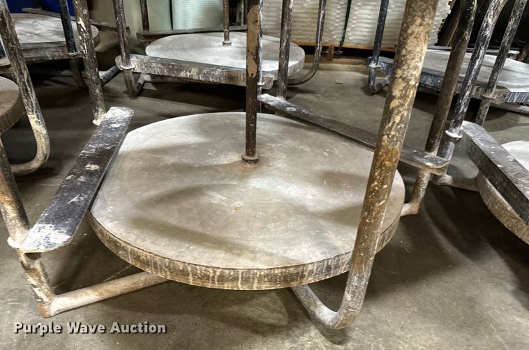 (7) pottery kick wheels in Newton, KS Item NL9735 for sale Purple Wave