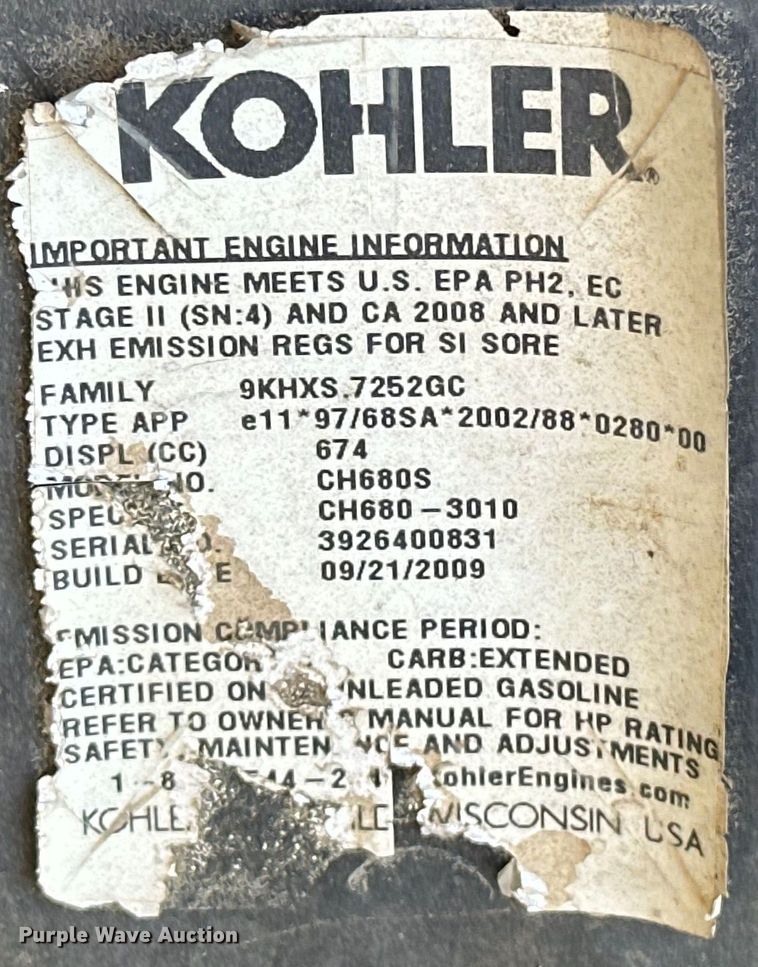 image for item NR9775 2010 Grasshopper  223 ZTR lawn mower