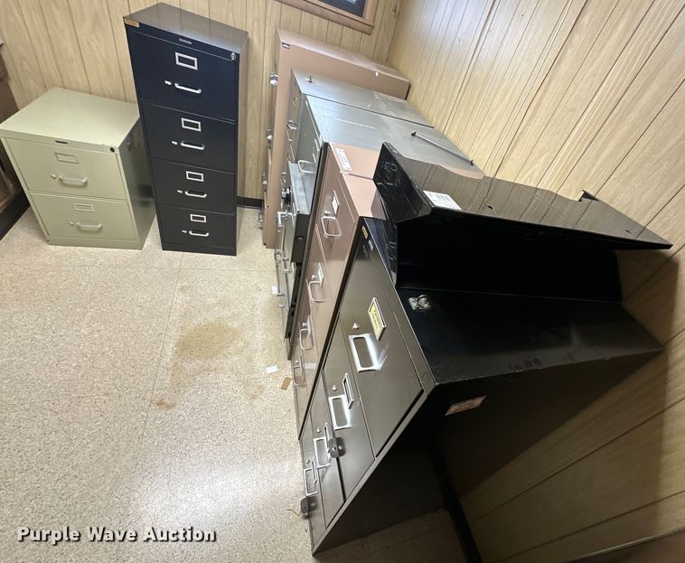 image for item NR9790 (7) filing cabinets 
