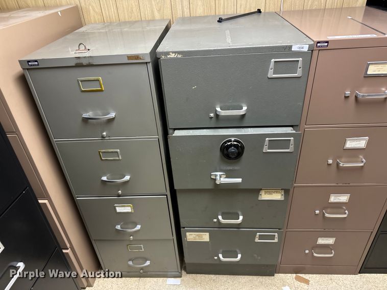 image for item NR9790 (7) filing cabinets 