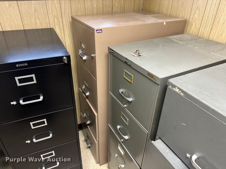 image for item NR9790 (7) filing cabinets 