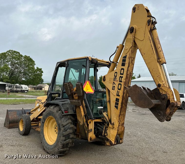 image for item NR9878 New Holland  575D backhoe
