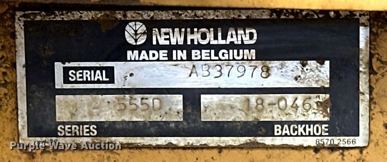 image for item NR9878 New Holland  575D backhoe