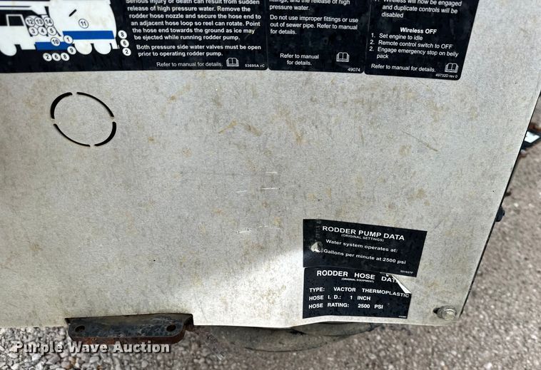 image for item NT9165 2016 Freightliner  114SD sewer jetter truck