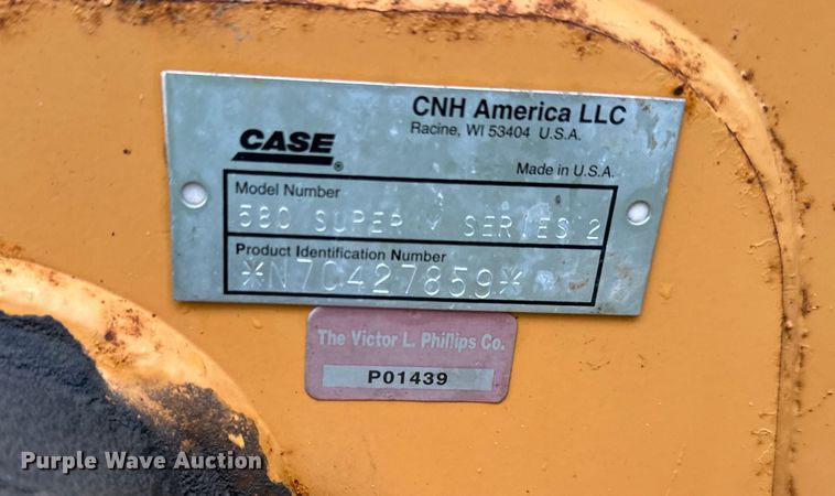 image for item NT9168 Case  580 Super M backhoe
