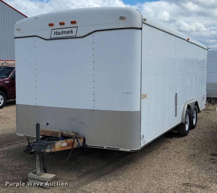 image for item NZ9777 1996 Hallmark enclosed cargo trailer