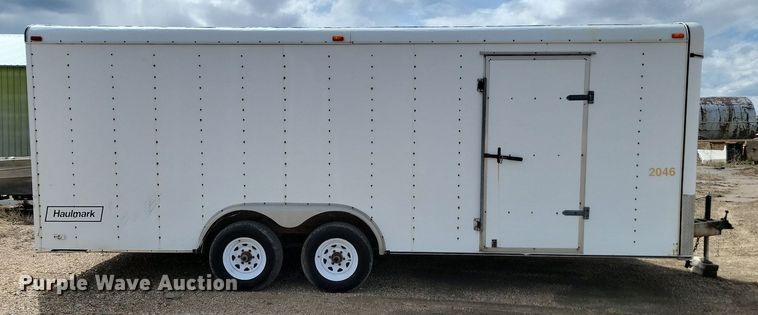 image for item NZ9777 1996 Hallmark enclosed cargo trailer