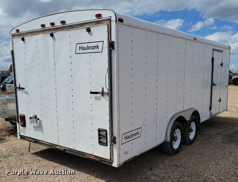 image for item NZ9777 1996 Hallmark enclosed cargo trailer
