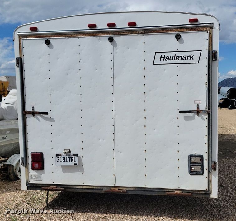 image for item NZ9777 1996 Hallmark enclosed cargo trailer