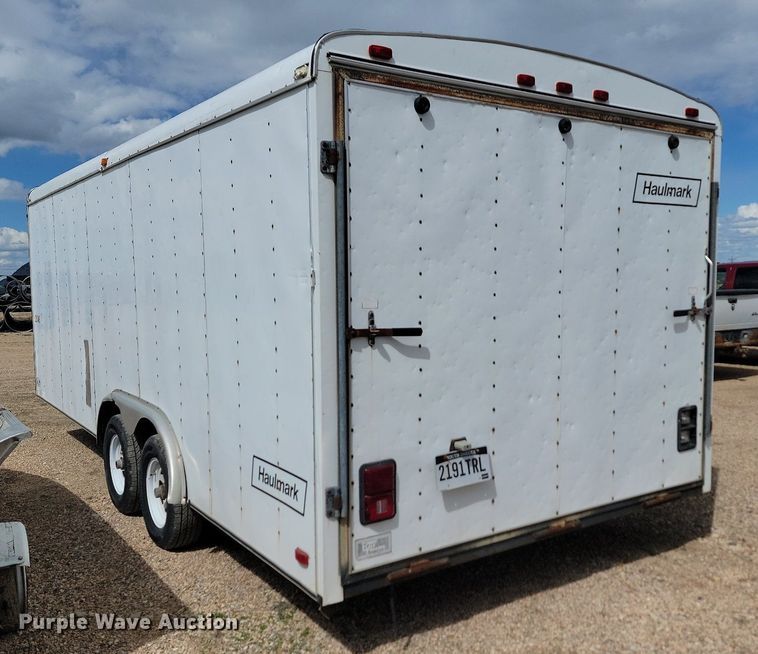 image for item NZ9777 1996 Hallmark enclosed cargo trailer