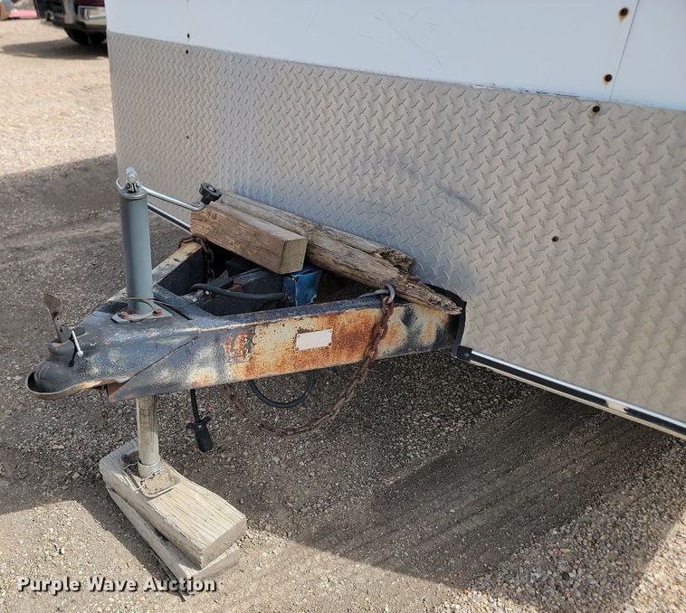 image for item NZ9777 1996 Hallmark enclosed cargo trailer