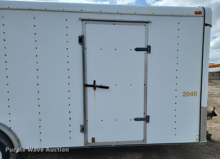 image for item NZ9777 1996 Hallmark enclosed cargo trailer
