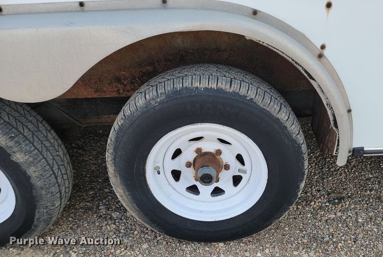 image for item NZ9777 1996 Hallmark enclosed cargo trailer