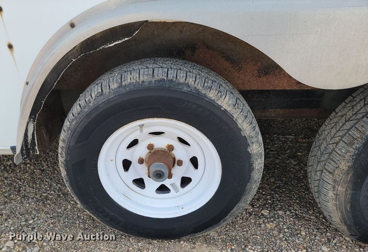 image for item NZ9777 1996 Hallmark enclosed cargo trailer