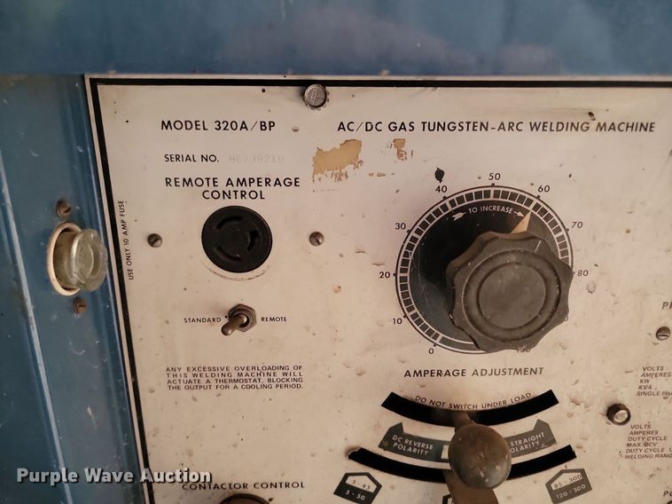 image for item NZ9783 Miller 320A/BP welder