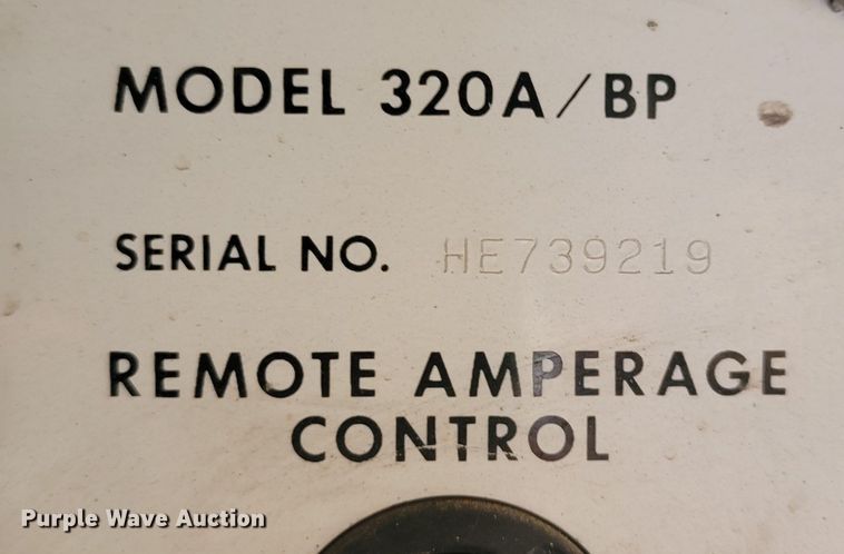 image for item NZ9783 Miller 320A/BP welder