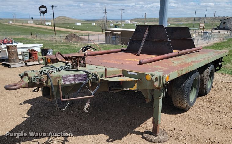 image for item NZ9807 1991 D&S Mfg. CO M1061A1 equipment trailer