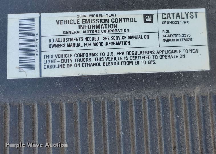 image for item OA9150 2008 Chevrolet  Tahoe Fire SUV